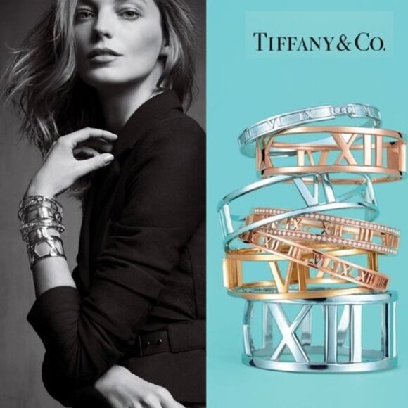 Tiffany & Co. Sterling Silver Atlas Wide Open Bangle, New - Picture 3 of 16